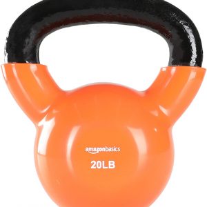 Amazon Basics - Kettlebell en vinyle Orange 9,1 kg